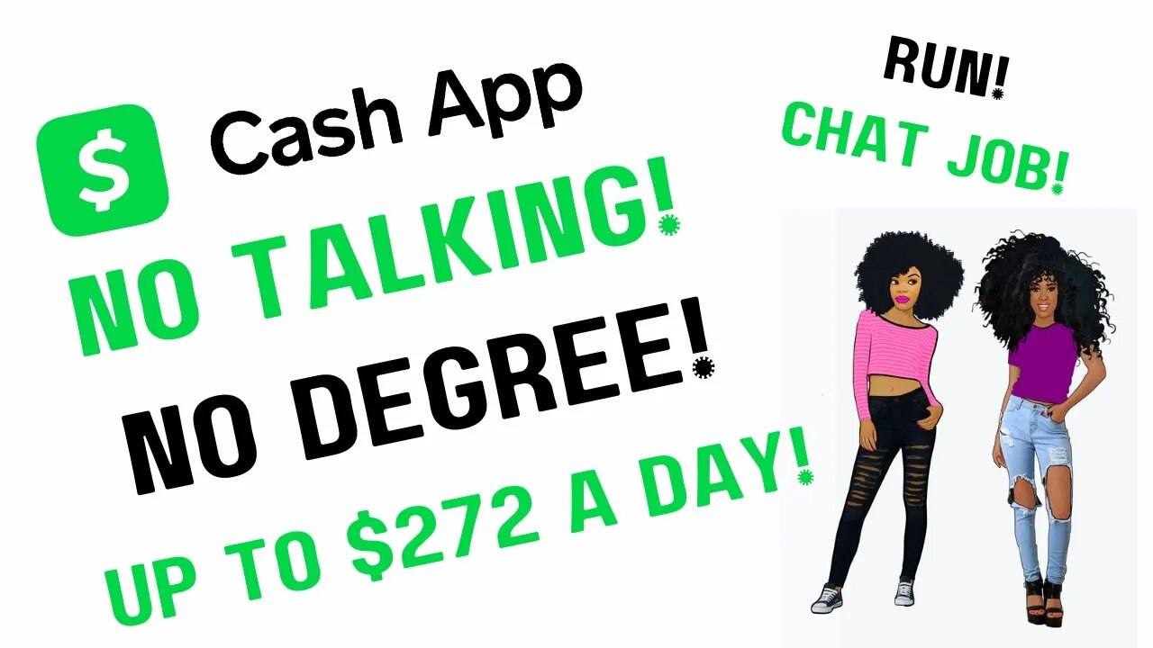 Cash App Hiring No Talking No Degree Up To $272 A Day Work From Home Job Chat WFH Job 2023 #wfhjobs