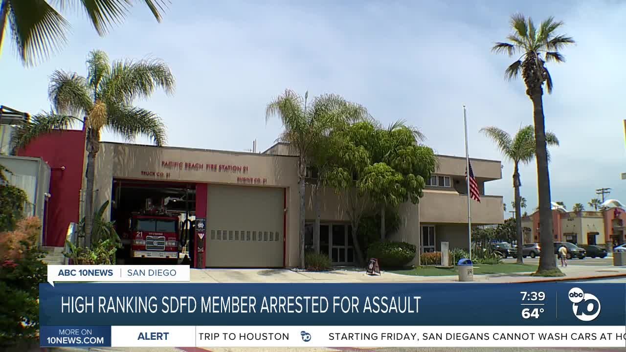 SDFD employee arrested after fight at high school