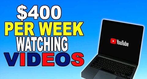 $400 per week Watching videos! Worldwide- making money online