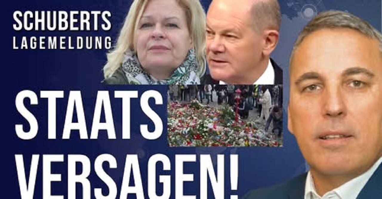 Bürger wütend! Faeser und Scholz müssen fluchtartig Magdeburg unter Polizeischutz verlassen!