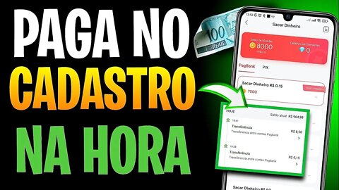 APLICATIVO QUE PAGA NO CADASTRO! APP QUE PAGA NO PIX