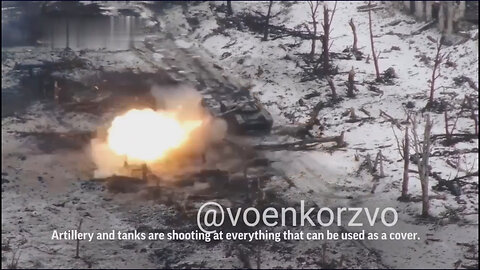 Marinka: Russian tanks and soldiers in action the battle continues