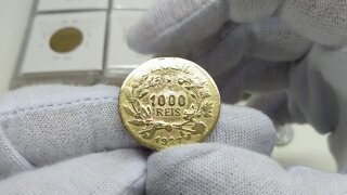 MOEDA DE MIL 1.000 REIS DE 1927 - MOEDAS HISTÓRICAS - DETALHES E VALOR ATUALIZADO 2020 - 2021