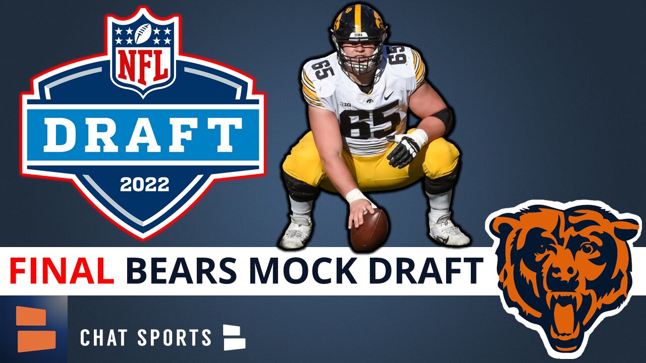 NFL Mock Draft: FINAL Chicago Bears 7-Round Mock Draft Ft. Tyler Linderbaum