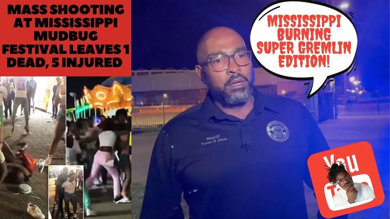 Mass shooting at Mississippi Mudbug Festival Leaves 1 dead, 5 injured Media Burries the Story