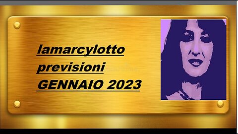 PREVISIONI VINCENTI GENNAIO 2023