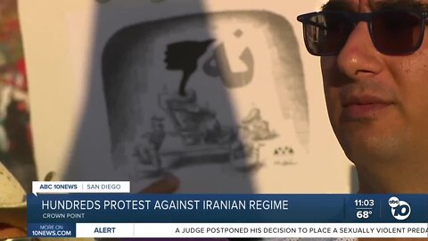 Hundreds protest Iranian regime in Crown Point Park