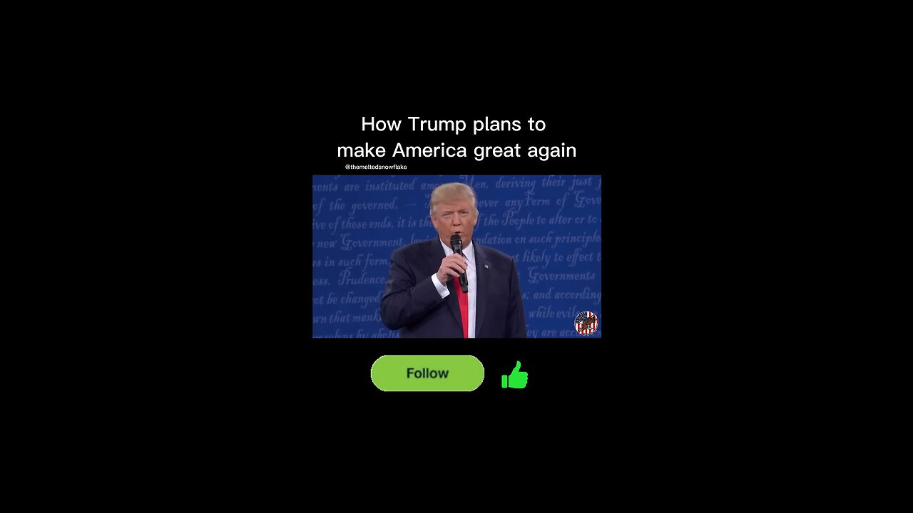 How Trump plans to make America great again