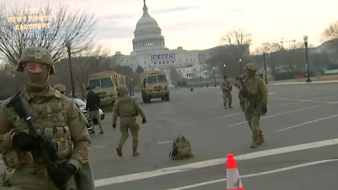 Washington is preparing for Biden's Inauguration.