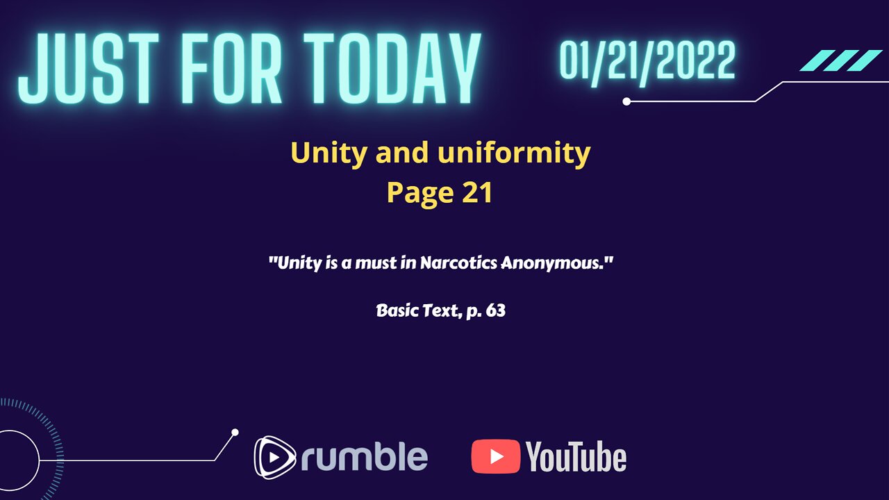 JFT - Unity and Uniformity - 1-21