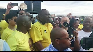 SOUTH AFRICA - Cape Town - President Cyril Ramaphosa arrives in Delft.(Video) (rn6)