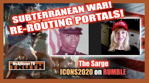 SARGE 2! UNDERGROUND WAR! PORTALS! MED BEDS! LAB ADRENOCHROME!