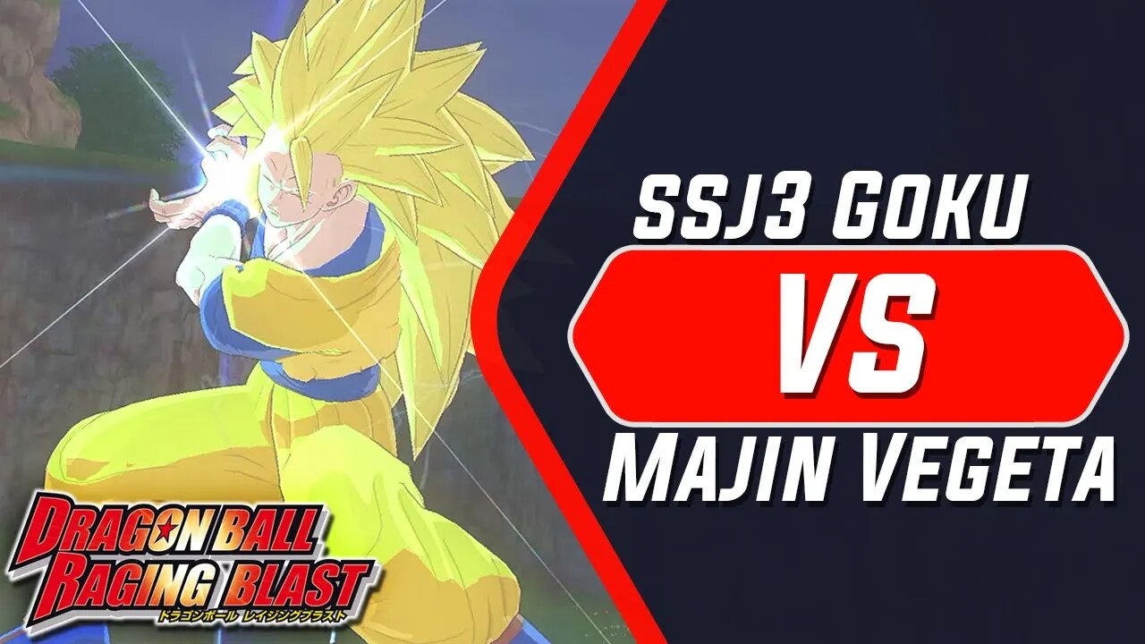 Dragon Ball Raging Blast Fights : SSJ3 Goku VS Majin Vegeta