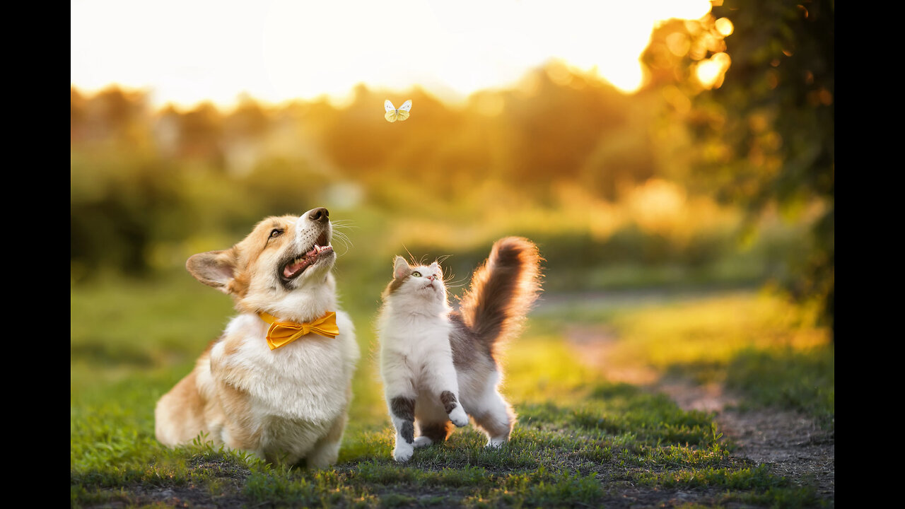 Funny Top 10 Cats and and dogs 💕Best friends ❤️🤣