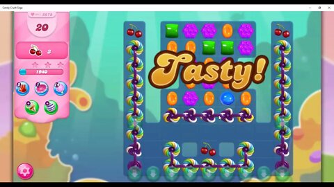 Candy Crush Level 5678 Talkthrough, 23 Moves 0 Boosters