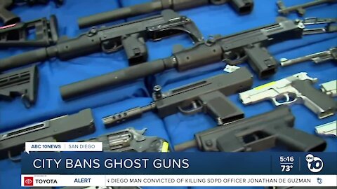 San Diego bans 'ghost guns' in city