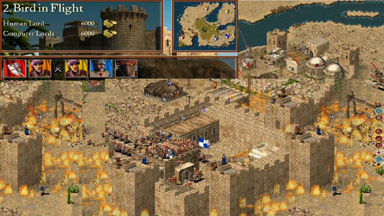 Stronghold Crusader Extreme : Sheriff of Nottingham & Wazir The Terrible vs. Emir Omar & ZeeBaba