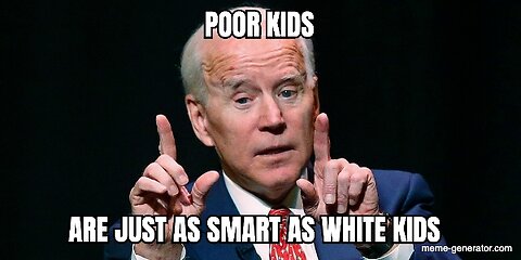 "We Have the lowest Child Poverty In History" When reality just isn't your thing lol (Bidenomics)