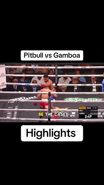 pitbull vs gamboa boxing