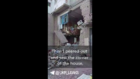 Man tells how Ukrainian nationalists shot up a residential building with a tank, killing his wife
