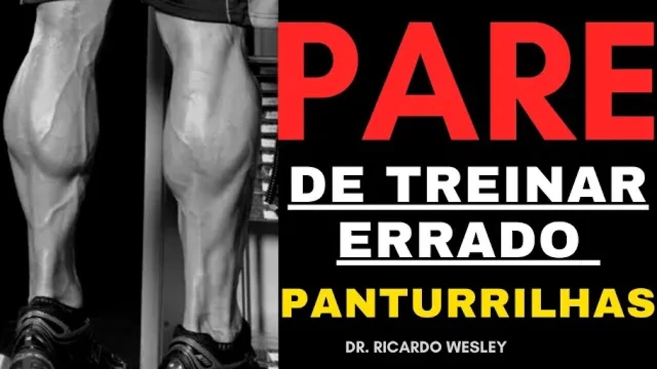 PANTURRILHA: Como TREINAR? HIPERTROFIA, Exercício, Repetições, posicionamento dos pés-Ricardo Wesley