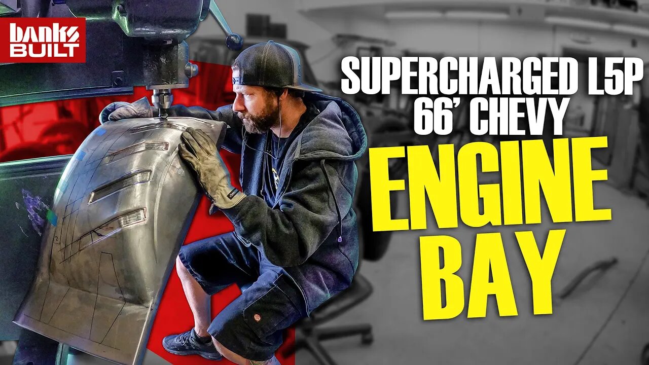 Custom engine bay revealed! | BANKS BUILT Ep 33