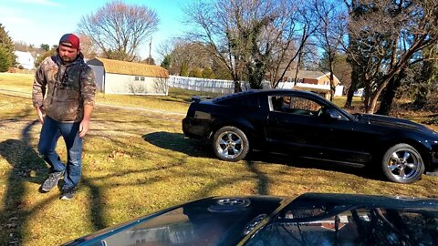 JSTUHV6 Long-Tube Header V6 mustang Cold Start ( Short 1:23 Video )
