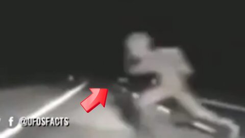 Is the mysterious person who pops out while driving an alien [Space]