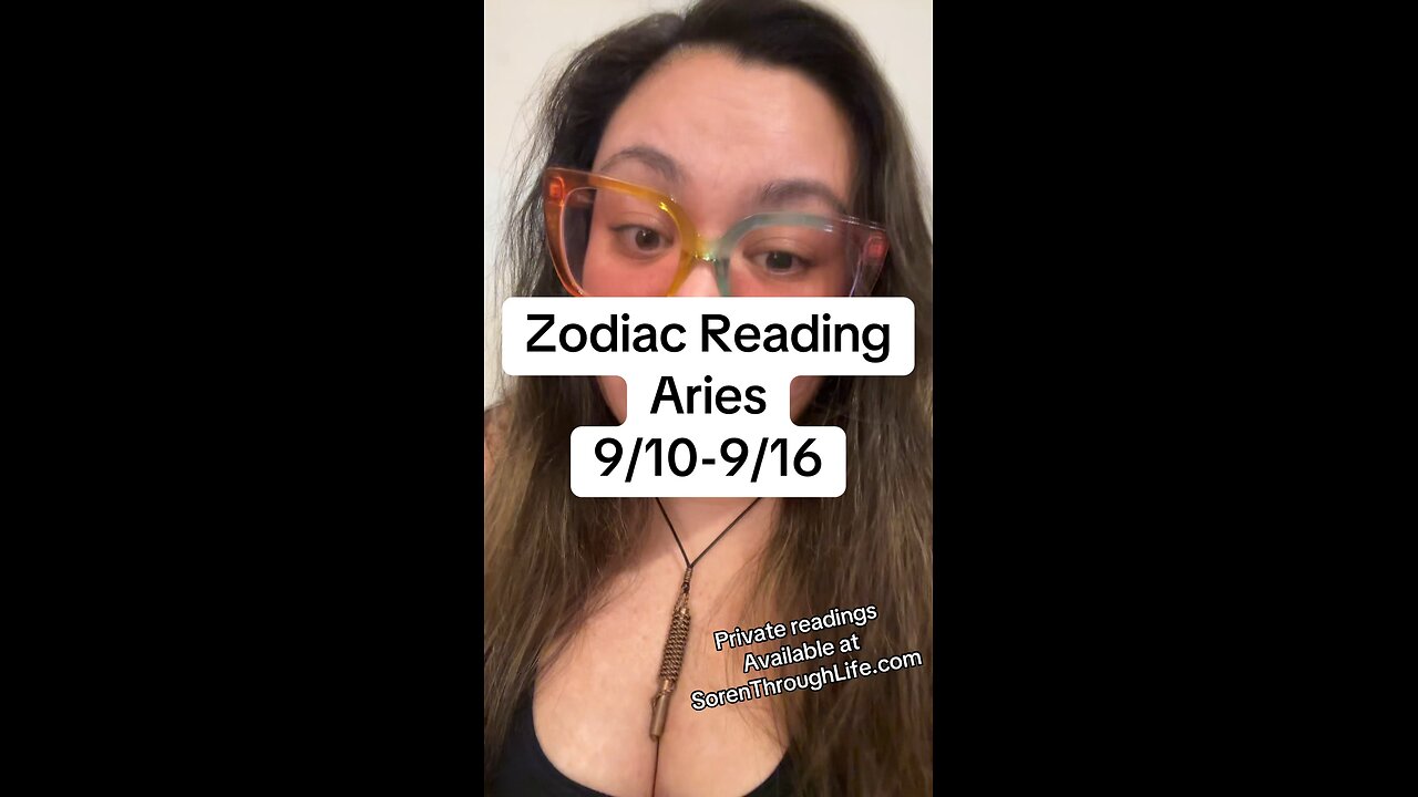 Zodiac Reading Aries