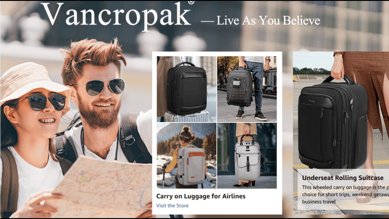 Vancropak Carry On Backpack