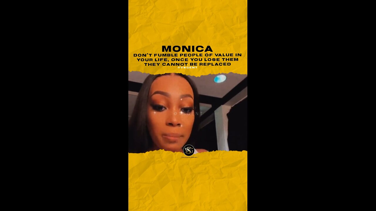 #monica Don’t fumble people of value in your life. Once you lose them they cannot be replaced