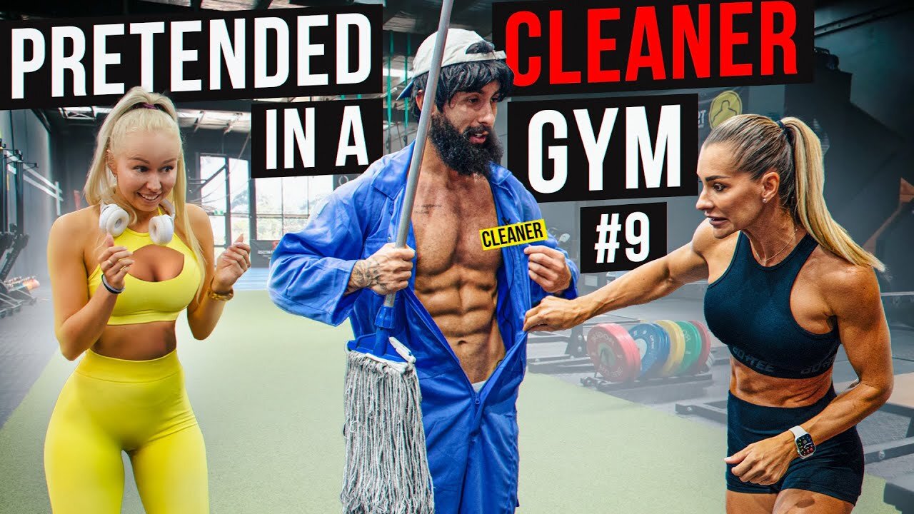 Elite Powerlifter Pretended to be a CLEANER - Anatoly GYM PRANK