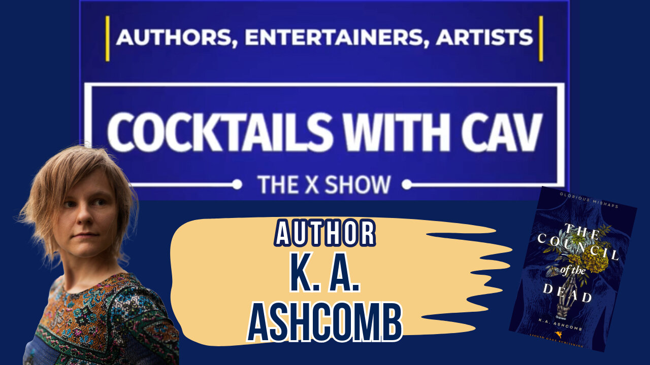 Fantasy Novels & Fun! Ep. 40: Cocktails With Cav & Incredible author K. A. Ashcomb from Finland!