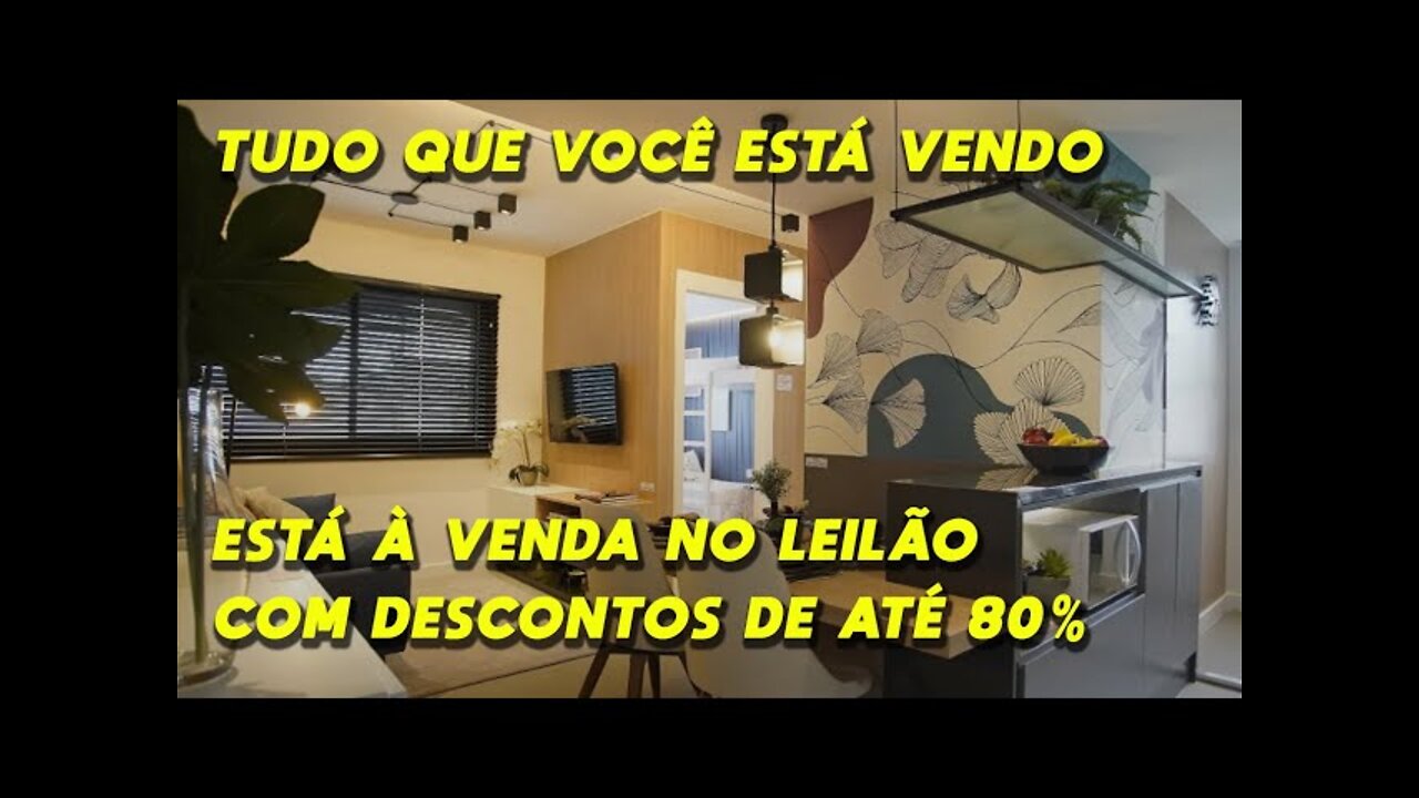 LEILÃO DE MÓVEIS ELETRODOMÉSTICOS E ELETRÔNICOS *NOVOS* COM ATÉ 80% DE DESCONTO *itens de decorados*