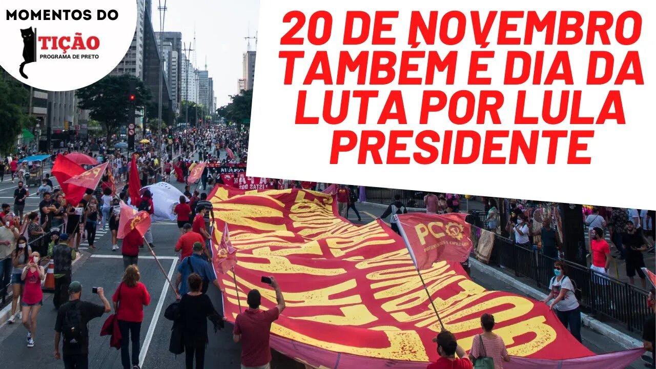 A questão do dia 20 de novembro | Momentos do Tição, Programa de Preto