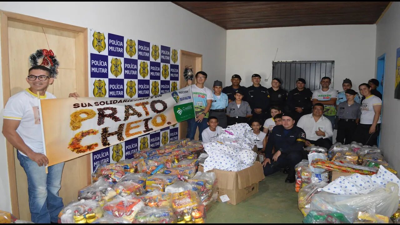 Projeto Prato Cheio Policia Militar e Credisis em Alta Floresta - Ro