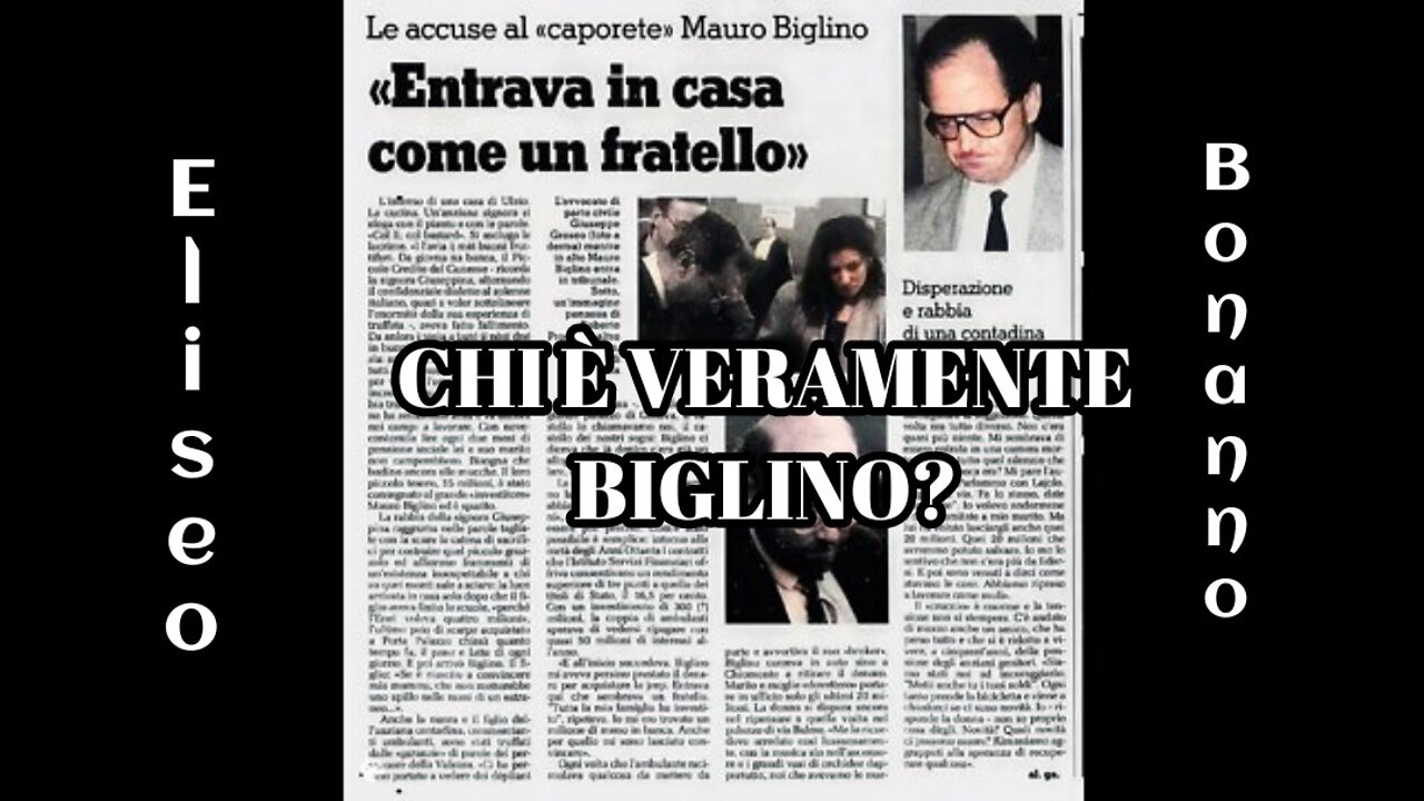 CHI E´ VERAMENTE BIGLINO? E´ UN PROFESSORE?