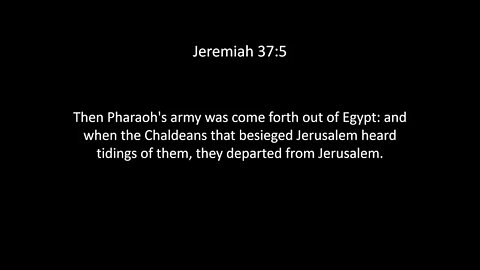 Jeremiah Chapter 37