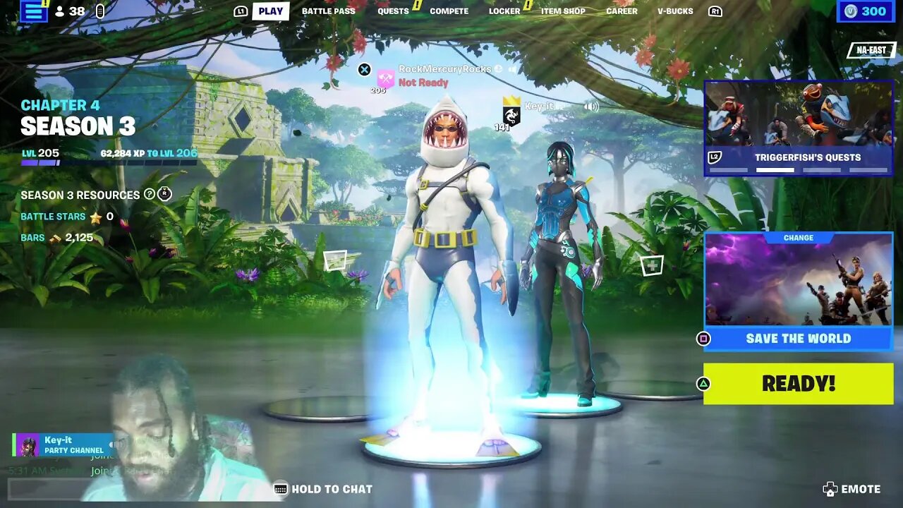 Fortnite with Rock Mercury