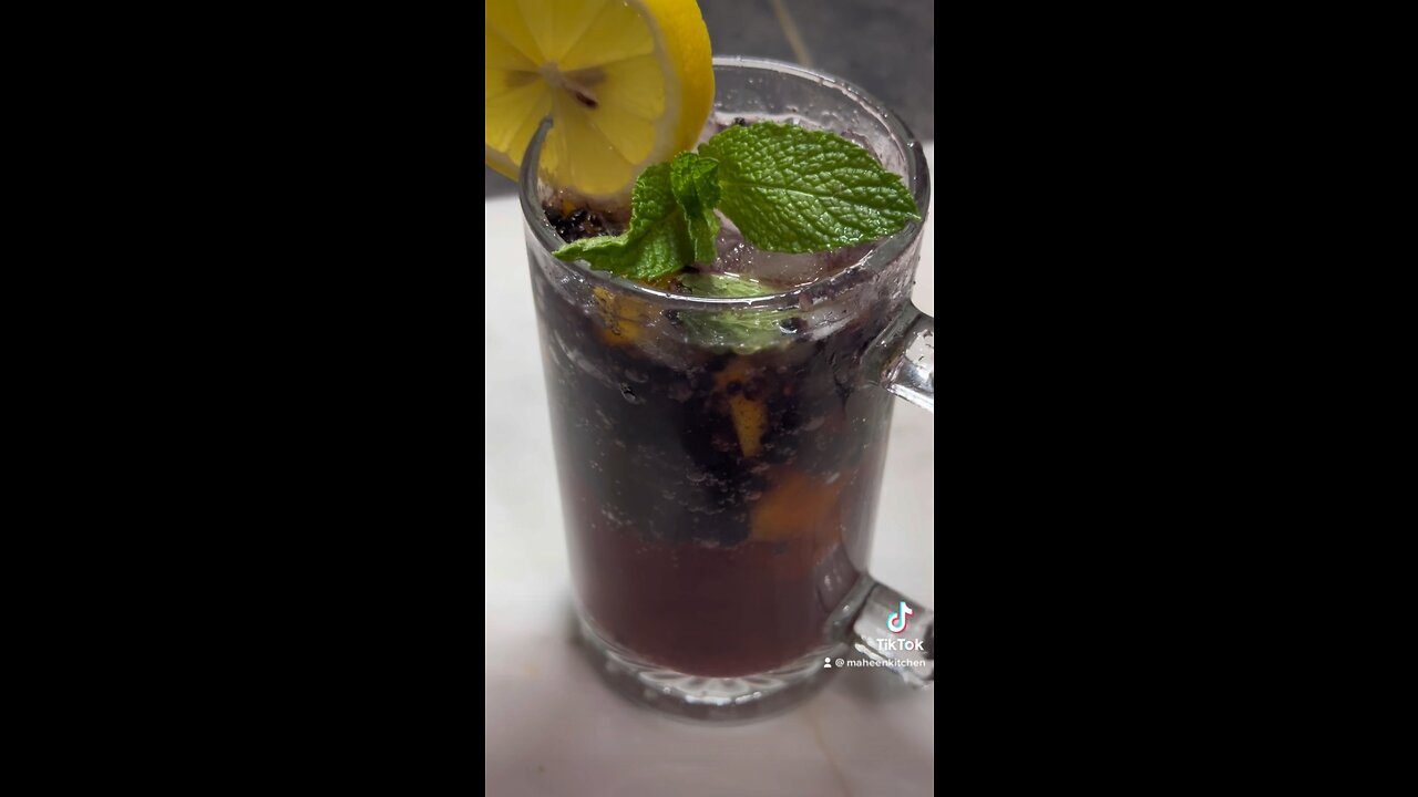 Blackberry cocktail