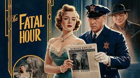 THE FATAL HOUR (1940) Boris Karloff, Marjorie Reynolds & Grant Withers | Crime, Mystery | COLORIZED