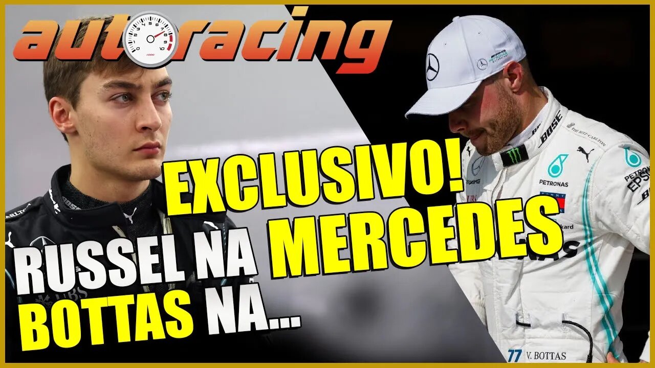 F1 GEORGE RUSSEL NA MERCEDES E VALTTERI BOTTAS NA...
