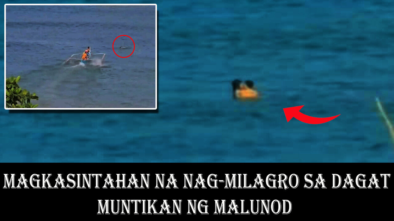 Magkasintahan na nag-milagro sa dagat muntikan ng malunod 😱