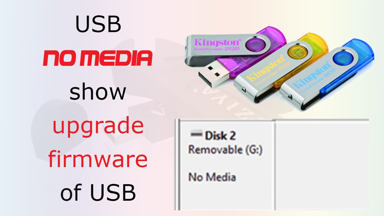 USB No Media show problem by upgrade firmware of usb