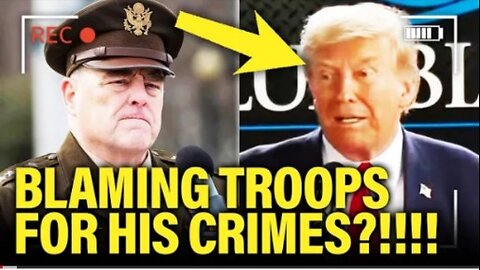 TRUMP throws U.S. Military 🎖️ 🪖UNDER BUS in criminal filing