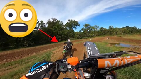 Near disaster in my first lap back at I-64 MX! (Pro Circuit Kawasaki)