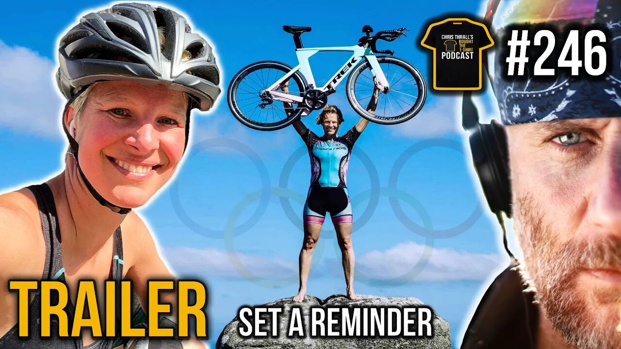 TRAILER | Record Breaking Cyclist & Triathlon Champion | Kate Strong | Bought The T-Shirt Podcast