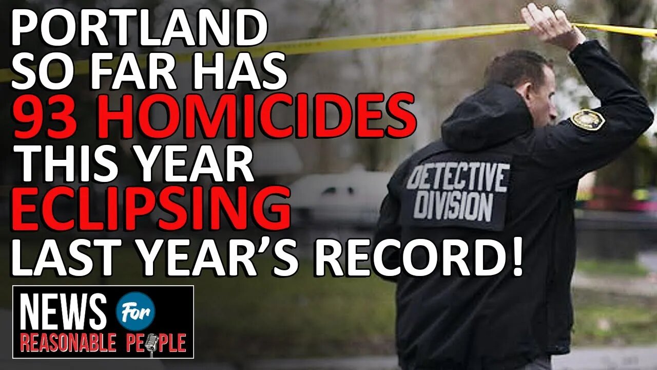 Portland breaks all time record number of murders in a year at 93 with a month left to go