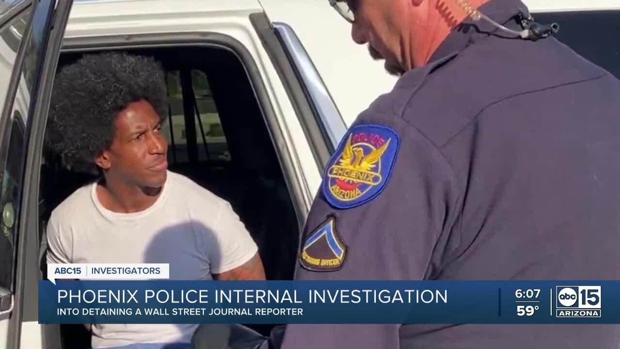 Phoenix PD internal investigation after journalist arrest