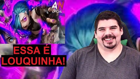 REACT Rap Da Jinx Arcane Fragmentou RN-D2 - MELHOR DO MUNDO